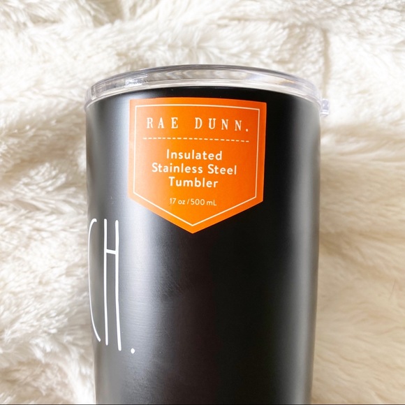 RAE DUNN Witch Insulated Tumbler NEW Black - Picture 2 of 6